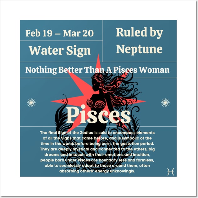 Proud Pisces Edition Wall Art by Veritè Kulture Vulture T-Shirts & Apparel